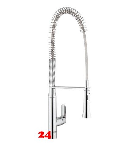 GROHE Kchenarmatur K7 Einhebelmischer Chrom mit Pendelbrause und Brausefunktion (32950000)