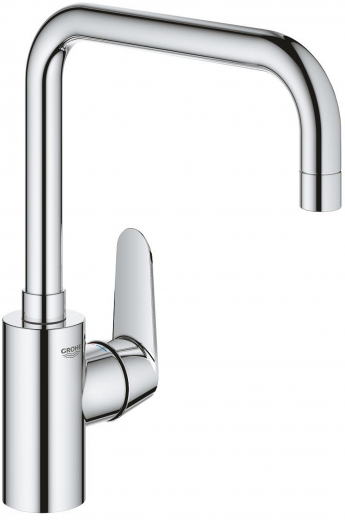 GROHE Kchenarmatur Eurodisc Cosmopolitan Einhebelmischer Chrom mit Festauslauf (32259003)