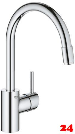 GROHE Kchenarmatur Concetto Einhebelmischer Chrom mit Zugauslauf (32663003)