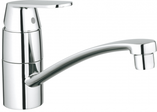 GROHE Kchenarmatur Eurosmart Cosmopolitan Einhebelmischer Chrom mit Festauslauf (32842000)