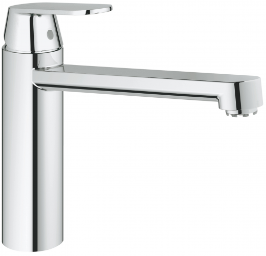 GROHE Kchenarmatur Eurosmart Cosmopolitan Einhebelmischer Chrom mit Festauslauf Niederdruck (30194000)