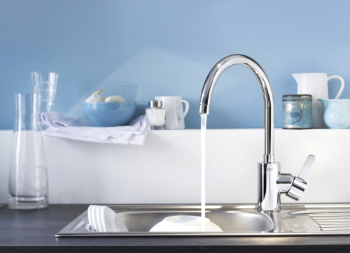 GROHE Kchenarmatur Eurosmart Cosmopolitan Einhebelmischer Chrom mit Festauslauf (32843002)