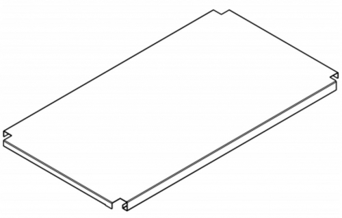 KWC PROFESSIONAL Maxima Tablar MAXT120-70 passend zum Untergestell MAXF120-70