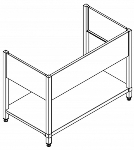 KWC PROFESSIONAL Maxima Untergestell MAXF120-70 passend zu Maxima Gewerbesplen MAXL120-70