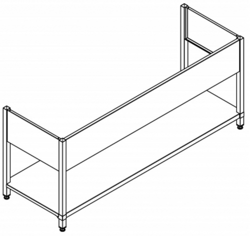 KWC PROFESSIONAL Maxima Untergestell MAXF200-70 passend zu Maxima Gewerbesplen MAXL212-200 und MAXL217-200