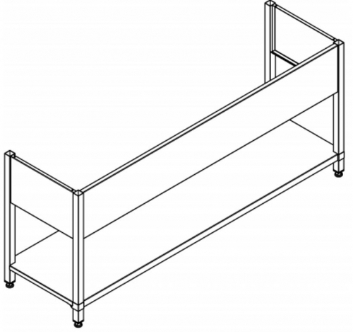 KWC PROFESSIONAL Maxima Untergestell MAXF200-60 passend zu Maxima Gewerbesplen MAXS212-200 und MAXS217-200