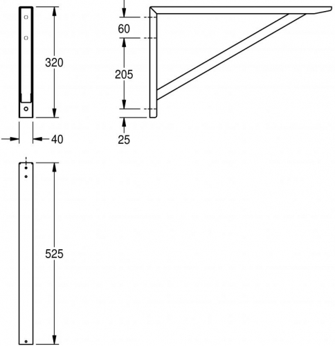 KWC PROFESSIONAL Sirius Konsole fr Mehrzweckbecken BS354 passend Sirius Reinigungsbecken BS351 / BS352 / BS353