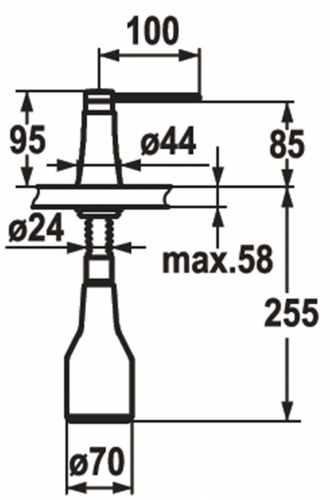 KWC Seifenspender Zoe Z.536.586.127 Splmittelspender / Dispenser Decor Steel