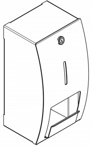 KWC PROFESSIONAL Stratos WC-Rollenhalter STRX671 fr die Aufputzmontage