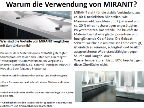 KWC PROFESSIONAL Miranit Werkraumbecken SIRW772 Reinigungsbecken Mineralgranit mit Standrohrventil (2000x700mm)