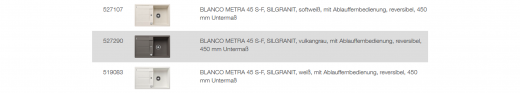 BLANCO Ablaufgarnitur 1x3,5 mit Ablauffernbedienung berlauf rund horizontal Ablaufgarnitur Komplett Serie: Metra (237858)