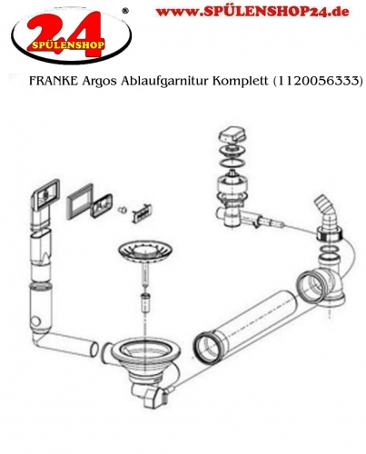 FRANKE Ablaufgarnitur Integral 1x 3,5