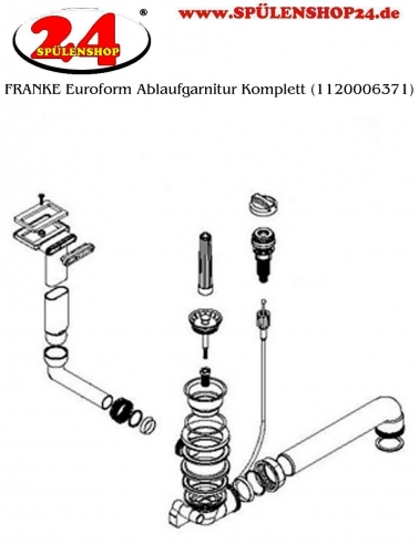 FRANKE Ablaufventil 1 1/2