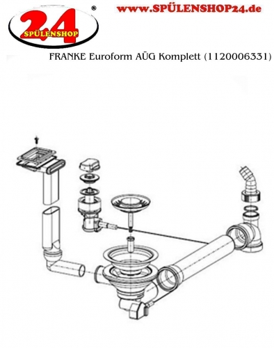 FRANKE Ablaufgarnitur 1x 3,5