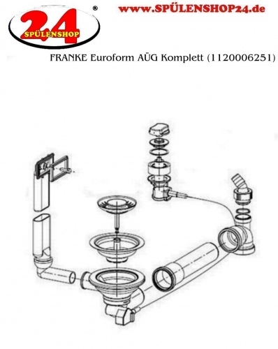 FRANKE Ablaufgarnitur 1x 3,5