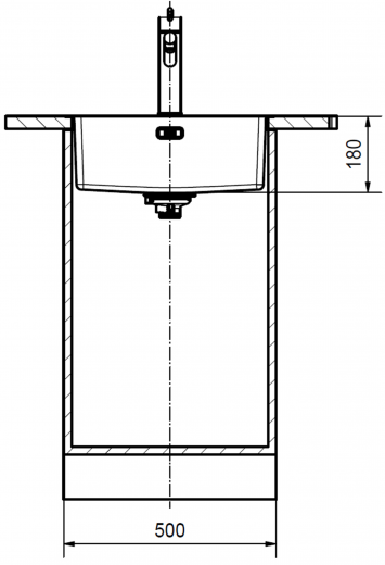 FRANKE Kchensple Maris MRX 210-45 Edelstahlsple Slimtop / Flchenbndig mit Siebkorb als Stopfenventil