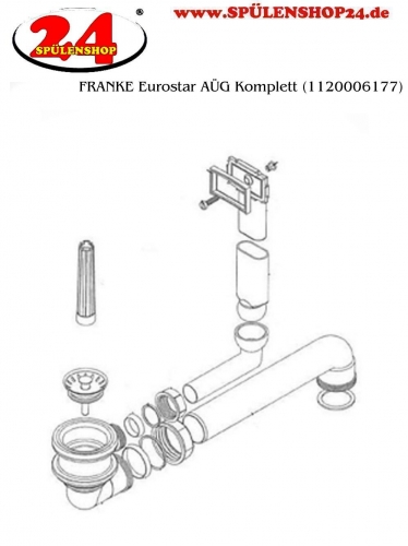 FRANKE Siebkorb-Stopfenventil 2