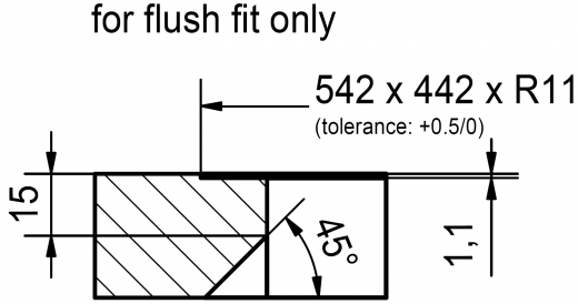 FRANKE Kchensple Maris MRX 210-50 Edelstahlsple Slimtop / Flchenbndig mit Siebkorb als Stopfenventil