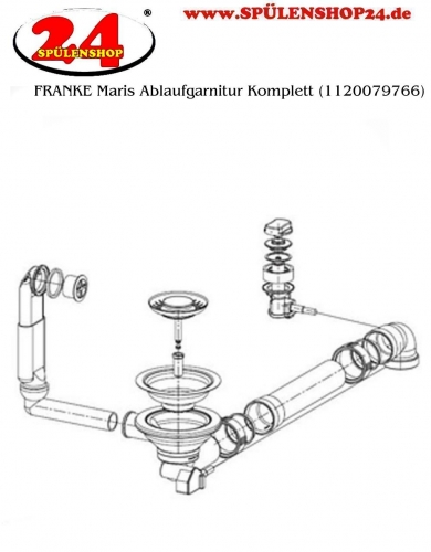 FRANKE Ablaufgarnitur 1x 3,5