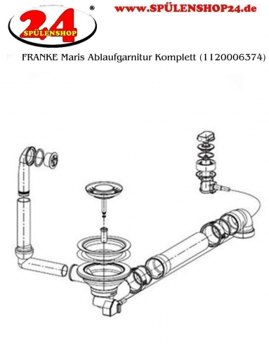 FRANKE Ablaufgarnitur 1x 3,5