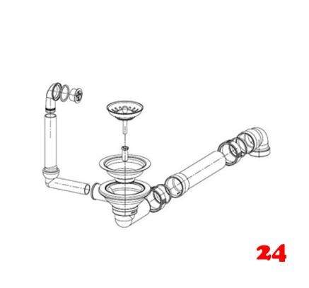 FRANKE Ablaufgarnitur 1x 3,5