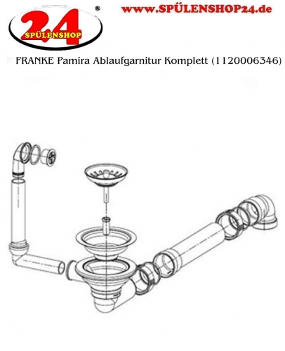 FRANKE Ablaufgarnitur 1x 3,5