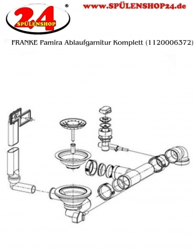 FRANKE Ablaufgarnitur 1x 3,5