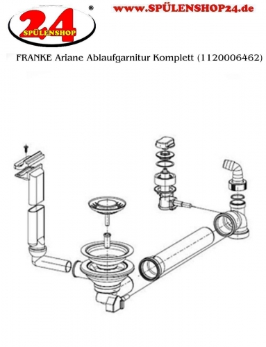 FRANKE Ablaufgarnitur 1x 3,5