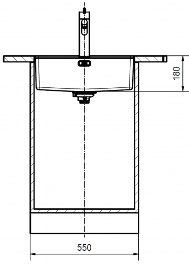 FRANKE Kchensple Maris MRX 210-50 A Edelstahlsple Slimtop / Flchenbndig mit Siebkorb als Stopfenventil