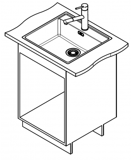 FRANKE Kchensple Maris MRX 210-50 A Edelstahlsple Slimtop / Flchenbndig mit Siebkorb als Stopfenventil