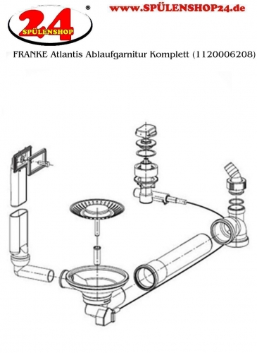 FRANKE Ablaufgarnitur Integral 1x 3,5