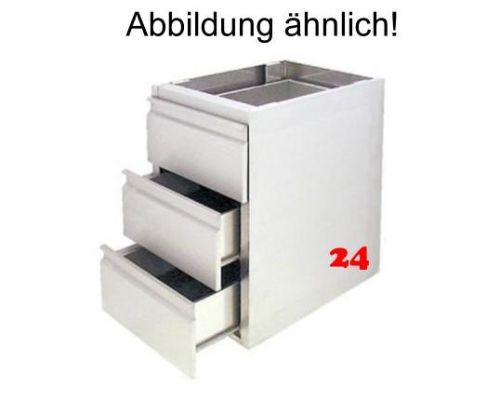 AfG Schubladenblock mit 5 Schubladen SL57 Ausfhrung als Vollschublade passend fr Backnorm 400x600mm