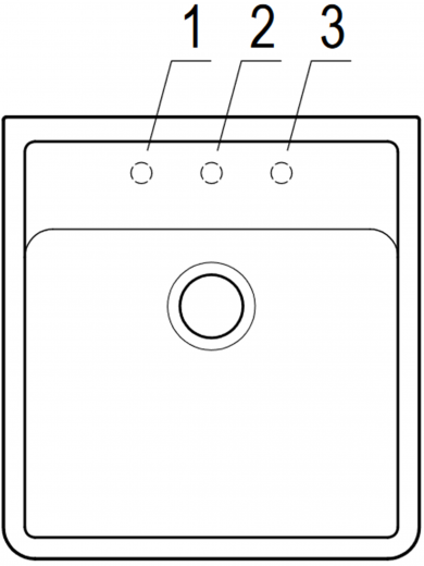 Villeroy & Boch Splstein / Splmodul Einzelbecken-Classicline Keramiksple in Standard Farben