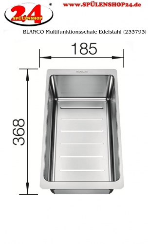 BLANCO Multifunktionsschale Edelstahl (233739)