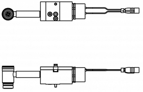 KWC PROFESSIONAL F5E-Therm Elektronik Wandbatterie F5ET1016 DN 15 zur Aufputzmontage Opto-elektronisch gesteuert mit Batteriebetrieb