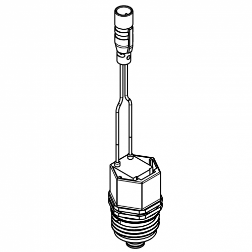 KWC PROFESSIONAL Bypass-Magnetventilkartusche EAQFU0001 DN 5, bistabil, mit wasserdichtem Stecker und Sieb