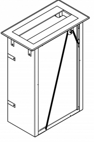 KWC PROFESSIONAL Rodan Papierhandtuchspender RODX600TT fr Einbau von vorn oder oben manueller Betrieb