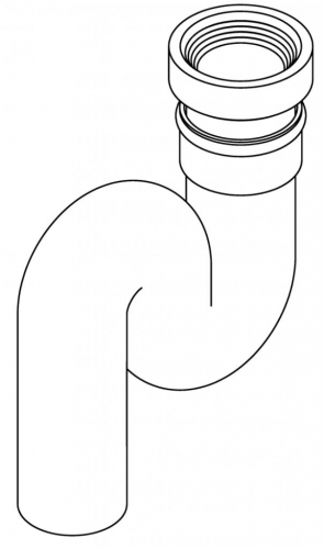 KWC PROFESSIONAL Sirius Siphon ZCMPX002 passend Sirius Fkalausguss SIRX370