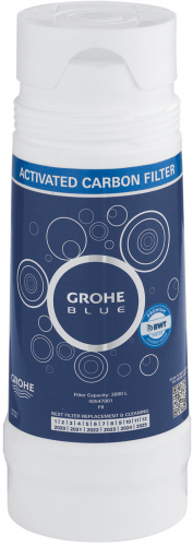 GROHE Blue Aktivkohlefilter 3-Phasen Filter Kapazitt 3000 Liter unter 9 dKH (40547001)