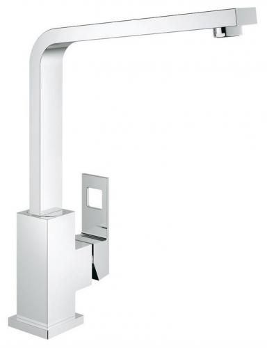 GROHE Kchenarmatur Eurocube Einhebelmischer Chrom mit Festauslauf (31255000)