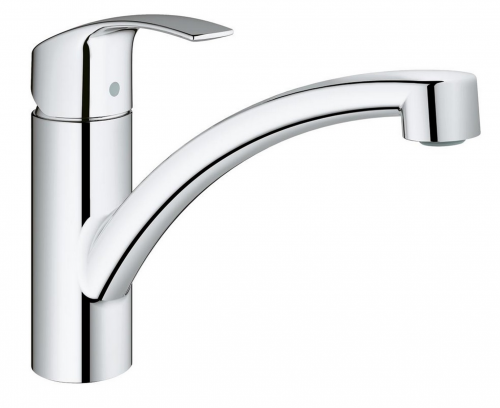 GROHE KITCHEN SELECTION Kchenarmatur VIA Einhebelmischer Chrom mit Festauslauf (30465000)