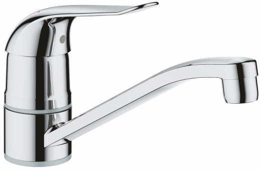 GROHE Kchenarmatur Euroeco Special Einhebelmischer Chrom mit Festauslauf (32787000)