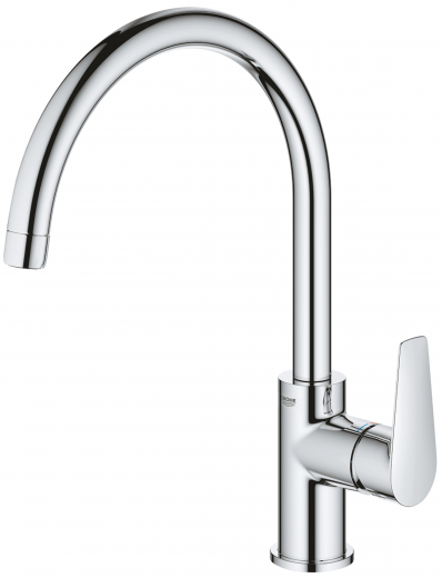 GROHE KITCHEN SELECTION Kchenarmatur BauEdge Einhebelmischer Chrom mit Festauslauf (31367001)