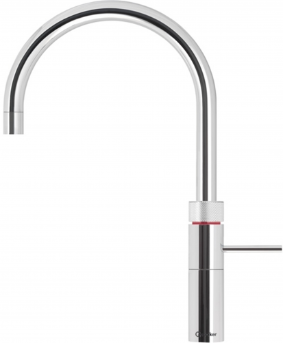 {LAGER} QUOOKER FUSION Round Chrom COMBI (+) B mit CUBE 2 *Der Wasserhahn, der alles kann! (22+FRCHRCUBE)