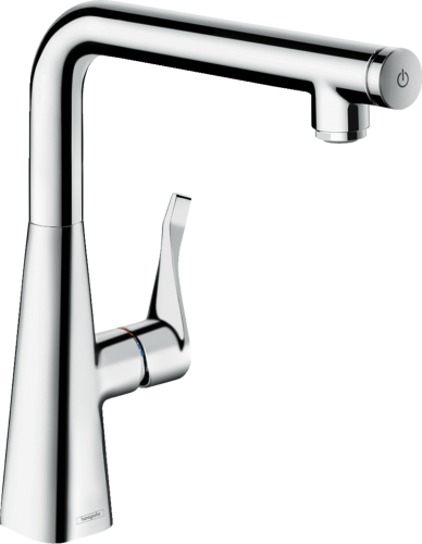 HANSGROHE Kchenarmatur Metris Select M71 Chrom Einhebelmischer 260 mit Festauslauf, 1jet (14847000)