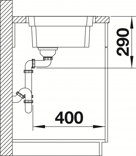 BLANCO Kchensple Etagon 700-IF Edelstahlsple / Einbausple Flachrand mit Ablaufsystem InFino und Handbettigung