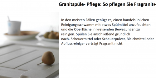 x FRANKE Kchensple Fresno FSG 211 Fragranit+ Einbausple / Granitsple Flchenbndig / Unterbau mit Siebkorb als Druckknopfventil