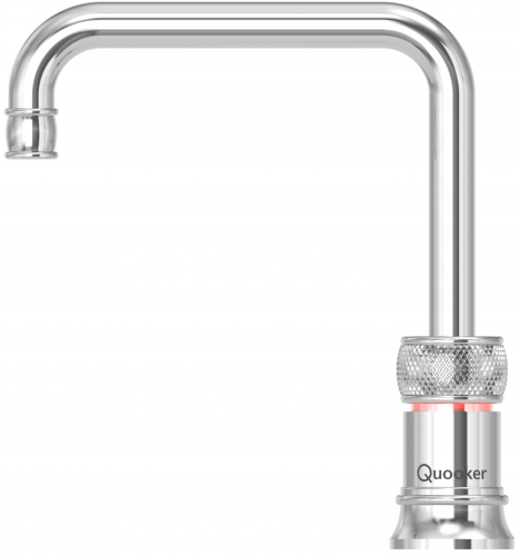 QUOOKER Classic Nordic Square Combi B 100C Armatur Solohahn Chrom Nostalgieoptik (22CNSCHR)