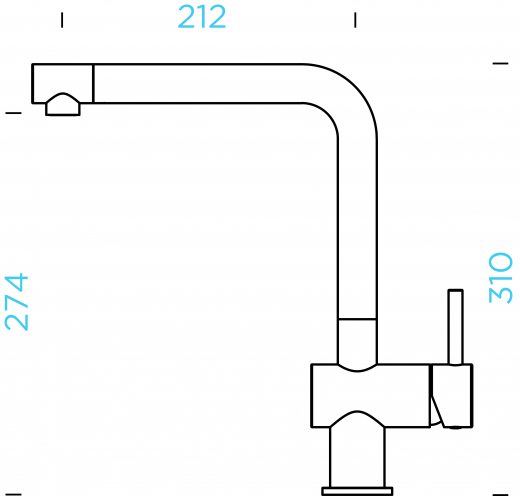 x SCHOCK Kchenarmatur Epos Cristalite Basic Line Einhebelmischer Festauslauf 360 schwenkbarer Auslauf