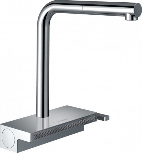 HANSGROHE Kchenarmatur Aquno Select M81 Chrom Einhebelmischer 250 mit Ausziehauslauf, 2jet, sBox (73830000)